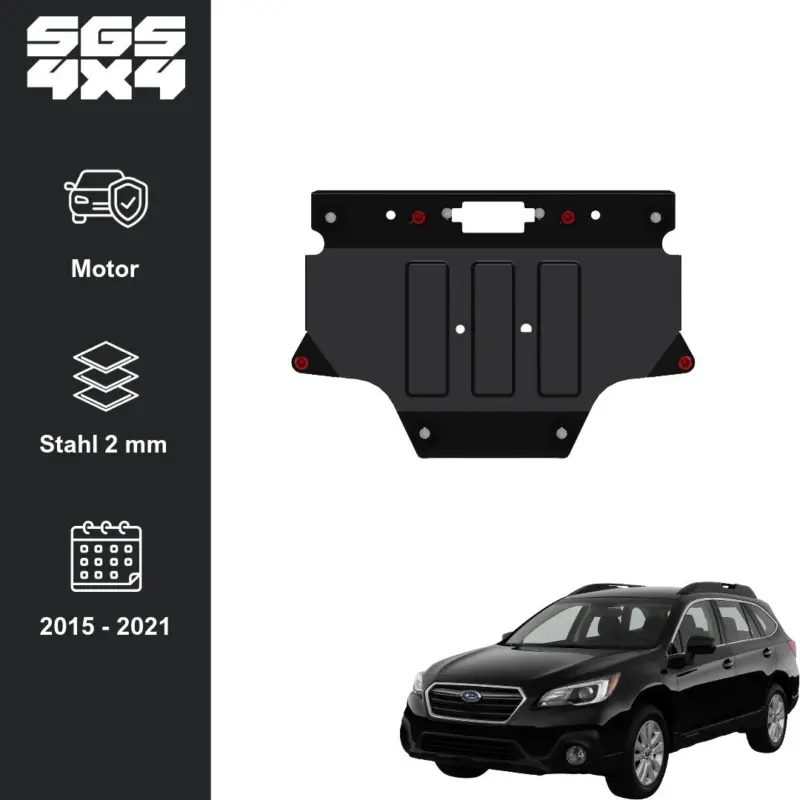 Unterfahrschutz Subaru Legacy/Outback 2015 - 2021 Motor Stahl 2 mm Geprüft