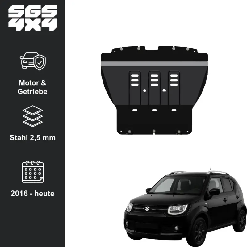 Unterfahrschutz Suzuki Ignis (ab 2016) Motor & Getriebe Stahl 2,5 mm Preis Gesenkt
