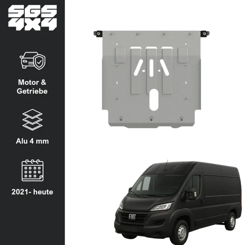 Sale Unterfahrschutz Fiat Ducato ab 2021 (ab 2021) Motor & Getriebe Aluminium 4 mm