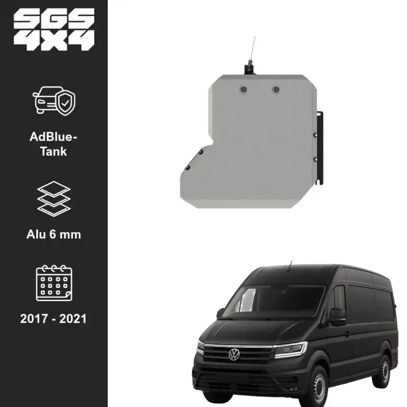 Garantierte Lieferung Unterfahrschutz VW Crafter (2017 bis 2021) AdBlue-Tank Aluminium 6 mm
