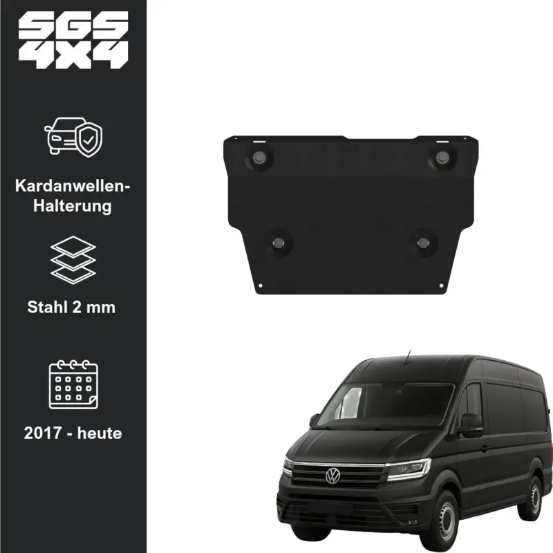 Unterfahrschutz VW Crafter (ab 2017) Kardanwellenhalterung Stahl 2,5 mm Rabatt