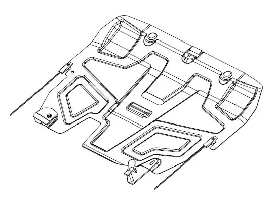 Sonderangebot Unterfahrschutz Ford Mondeo IV 2012 - 2014 Motor & Getriebe Alu 3 mm