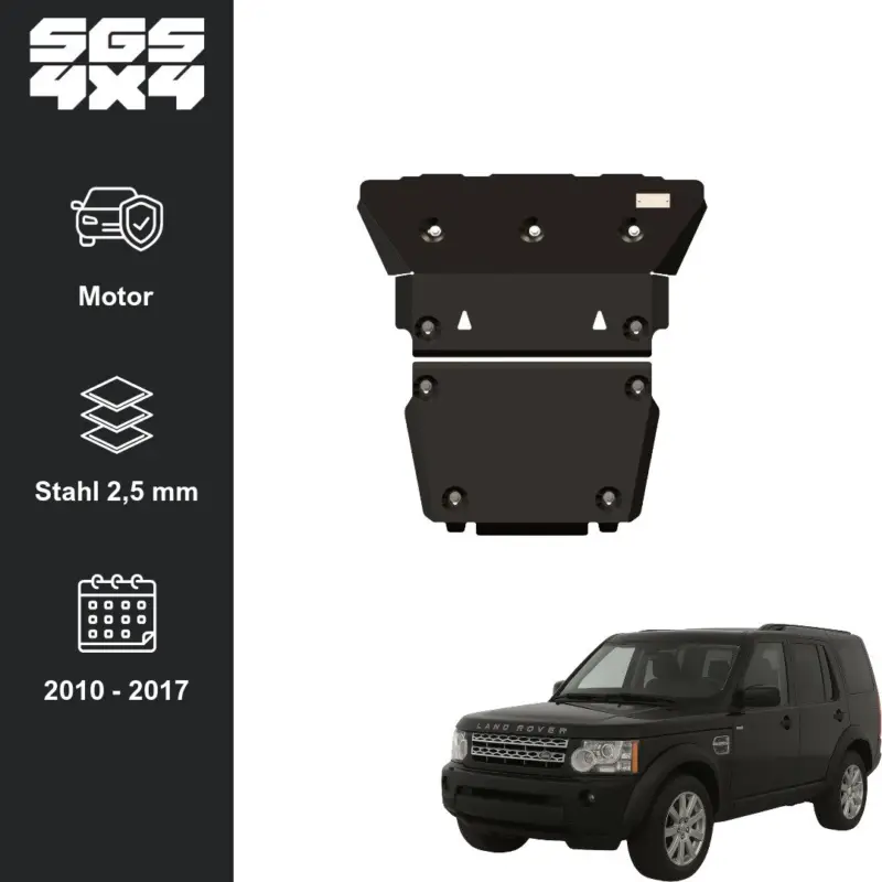 Unterfahrschutz Land Rover Discovery III (2005 bis 2010) Motor Stahl 2,5 mm Meistverkauft