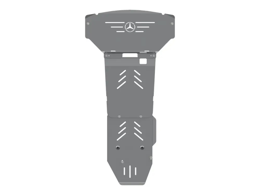Ausverkauf Unterfahrschutz Mercedes-Benz M -Klasse 2005 - 2011 Motor & Getriebe Alu 5 mm