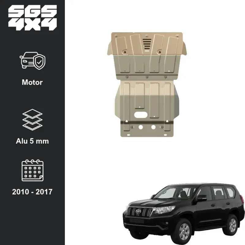 Unterfahrschutz Toyota Land Cruiser 150 2010 - 2017 Motor Alu 5 mm Saisonangebot
