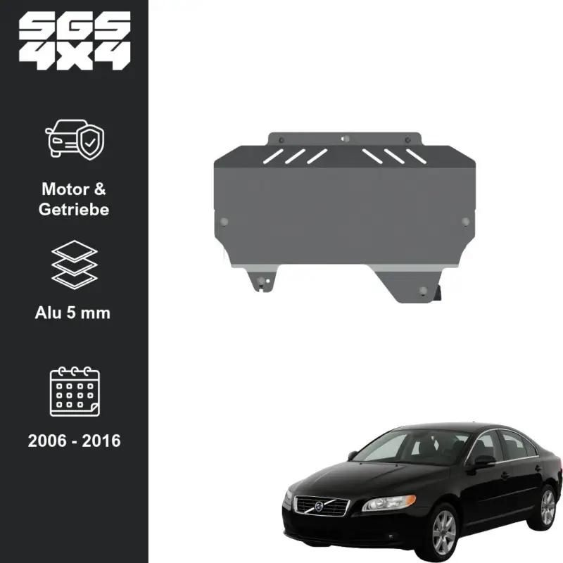 Heißes Angebot Unterfahrschutz Volvo S 80 05/2006 - Motor & Getriebe Alu 5 mm