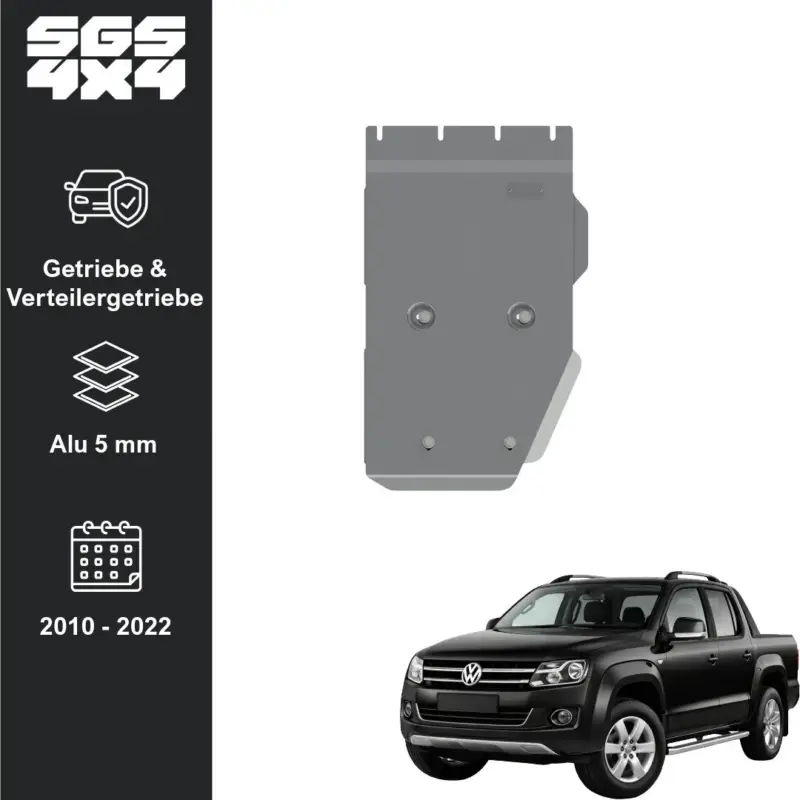 Unterfahrschutz VW Amarok 10/2010 - 2022 Getriebe & Verteilergetriebe Alu 5 mm Schnäppchen