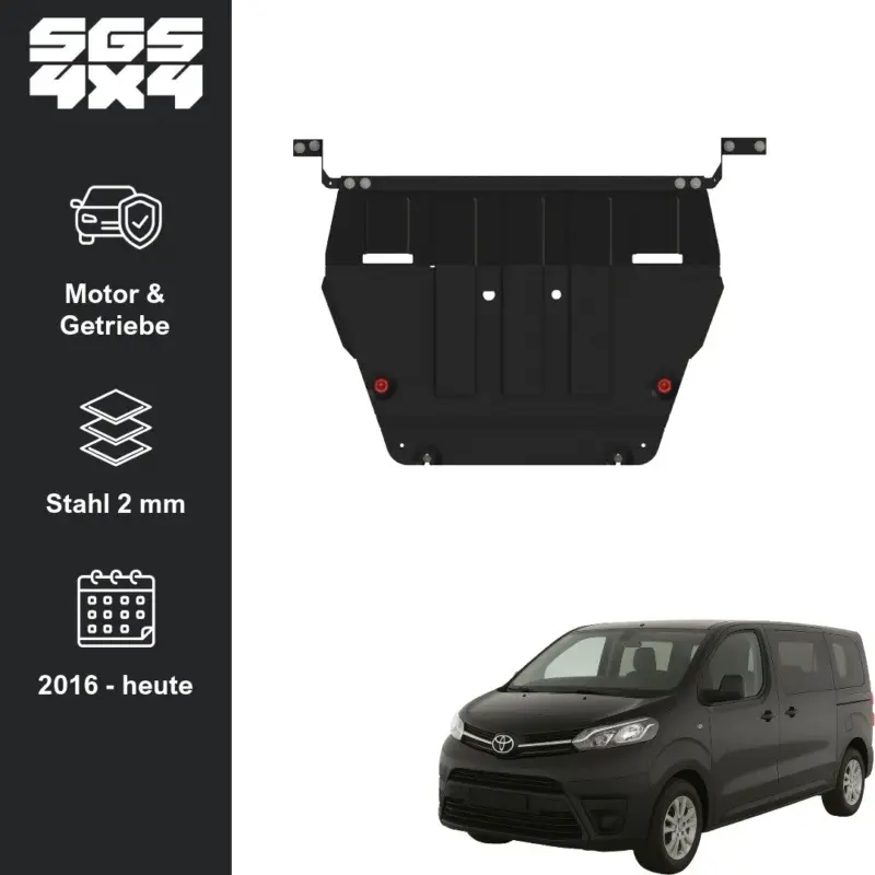 Top-Preis Unterfahrschutz Toyota Proace/Verso 2016 - 02/2024 Motor & Getriebe Stahl 2 mm