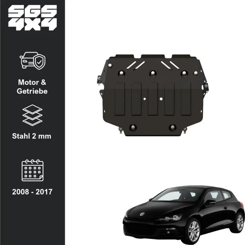 Schnäppchen Unterfahrschutz VW Scirocco 2008 - Motor & Getriebe Stahl 2 mm