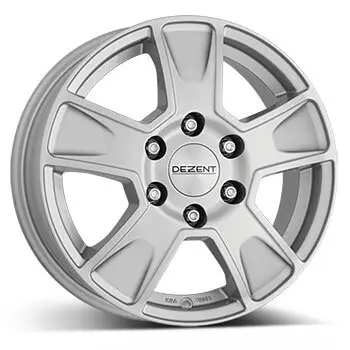 6,5 x 16 ET 60 DEZENT Felge für Ford Transit/Transit Van in silber Expressversand