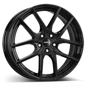 7 x 17 ET 47,5 DEZENT Felge für Ford Transit Connect in schwarz Zertifiziert