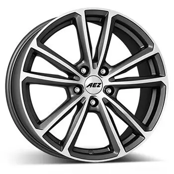 Kracherpreis 7,5 x 17 ET 40 AEZ Felge für Ford Tourneo Connect in graphit matt/poliert