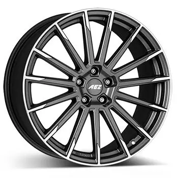 Preiswert 7,5 x 17 ET 48 AEZ Felge für Ford Transit Connect in graphit matt/poliert