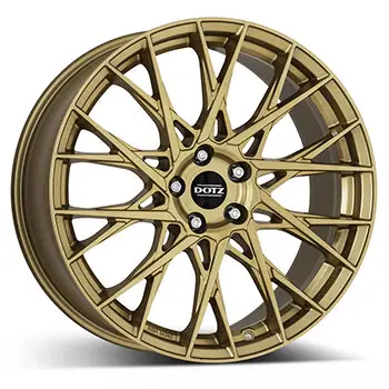 Kracherpreis 7,5 x 18 ET 48DOTZ Felge für Suzuki SX4 4-Tür in gold