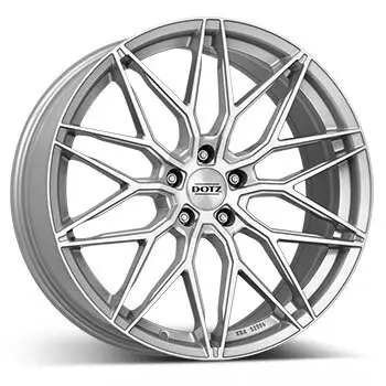 Rabatt 8 x 18 ET 45 DOTZ Felge für Ford Transit Connect in silber/poliert
