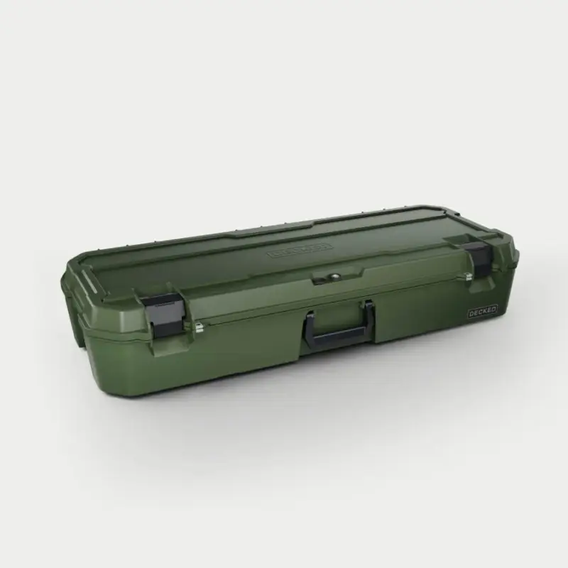 Schneller Versand DECKED D-co Case - Honcho 80, Ranger green, inkl. Schloss + Foam