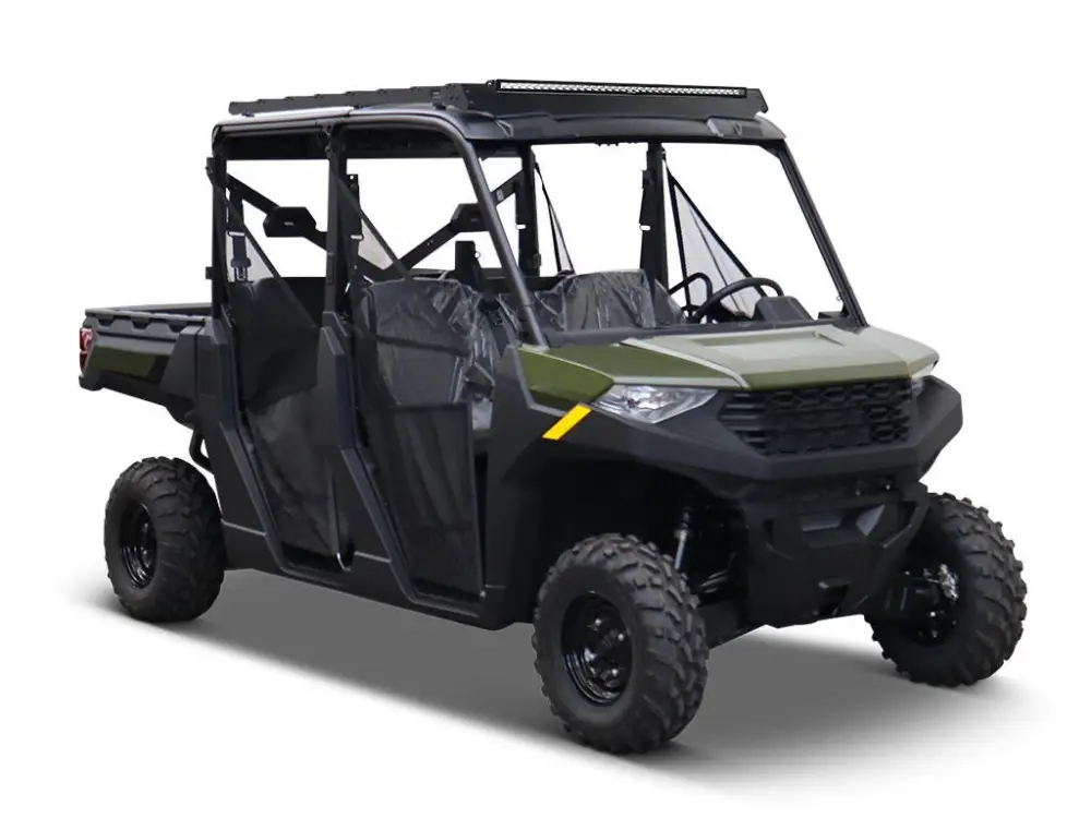 Zertifiziert Polaris Ranger 1000 Crew Cab (2018 - Heute) Slimsport Dachträger Kit / Scheinwerferbereit