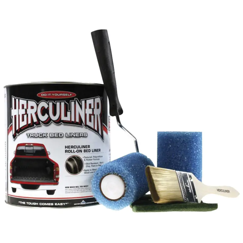 Saisonangebot Herculiner Toyota Landcruiser Ladewanne PU Laderaumbeschichtung Ladefläche Ladewanne Beschichtung Pickup Bedliner horntools - HHERCKITBLACKLC_X