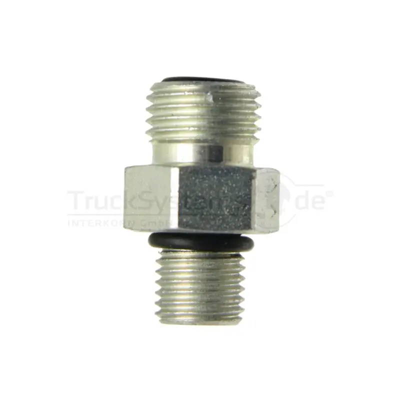 Markenprodukt Gerade Adapter 9/16 M-ORFSx1/2 M-UNF-OR