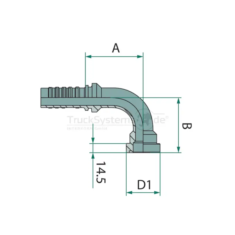 PN 38 SFS-CAT 2‘ 90° DS Neu Im Sortiment
