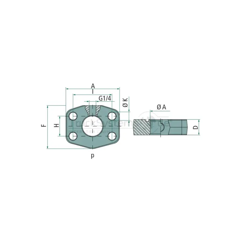 SAE-Zwishenplatte 1‘‘ 3000 Knallerangebot