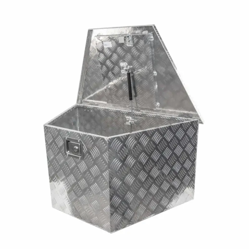 Begrenztes Angebot Aluminium-Staubox passend für V-Deichsel, 595/500x360x300